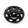 thumbnail image 3 of Huimart 16" Wheel Hubcap, Premium Heavy-Duty, Gloss Black, Fits Ford E350 E450 Econoline Van 1997-2023, 4 Pieces Pack, 3 of 7