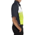 thumbnail image 3 of Mafoose Men's Dry Zone Sublimated Stripe Polo Citron 4X-Large, 3 of 5