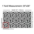 thumbnail image 3 of Manfei Sketch Lips Fabric by the Yard (2 Yards), Black White Aesthetic Decorative Fabric by the Yard, Mouth Print DIY Fabric, 3 of 6