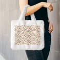 thumbnail image 6 of Yiaed Colorful Autumn Print Fluffy Shoulder Bag Plush Bags Women Ladies Tote Bag Fluffy White Furry Purse Handbag for Autumn and Winter, 6 of 7