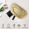 thumbnail image 5 of EcoSummer Vintage Leather Purse with Arc Handle & Detachable Chain, Elegant Evening Clutch Bag for Wedding, Cocktail Party & Formal Events, 5 of 8