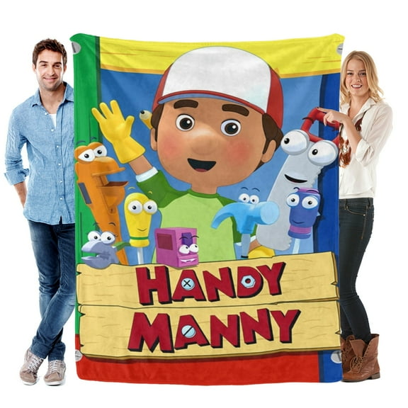 Throw Blanket for Handy Manny Bed Couch Flannel Blanket for Kids Boys Girls Gifts Soft Warm Home Decor 30x40 Inch