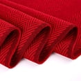 thumbnail image 5 of Bufanda de lana roja con diseño de espiga para hombre, invierno, cálido, negocios, 180*30CM, rojo, 5 of 5