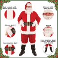 thumbnail image 2 of Disfraz de Papá Noel Súper Deluxe de 8 piezas (L) ER, 2 of 4