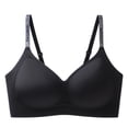 thumbnail image 2 of Tsesme Women's Bra Wireless and Adjustable Shoulder Straps Bralette, Push up Full Cup Seamless Bra, 2 of 5