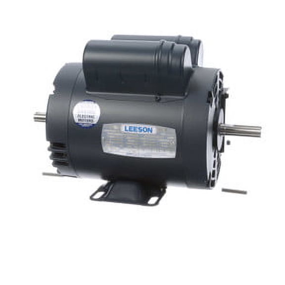 1 hp 3450 RPM 115/208-230V Double Shafted Power Tool Motor Leeson Electric Motor # 114216