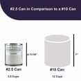 thumbnail image 5 of Future Essentials Canned Granulated White Sugar Long 25 Years+ Shelf Life 25oz Can- 6 Cans ✅, 5 of 5