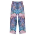 thumbnail image 2 of FORMRS Kids Pajama Pants with Pockets Size 9-10Y Boys Lounge Sleep Bottoms, Pink Marble Pattern, 2 of 8