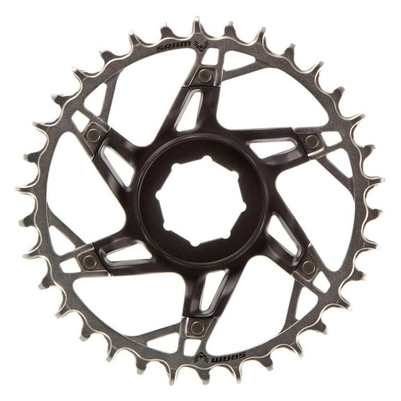 SRAM XX Eagle T-Type DM E-MTB Brose, Chainring, Teeth: 34, Speed: 12, BCD: Direct Mount, Aluminum/Steel, Black