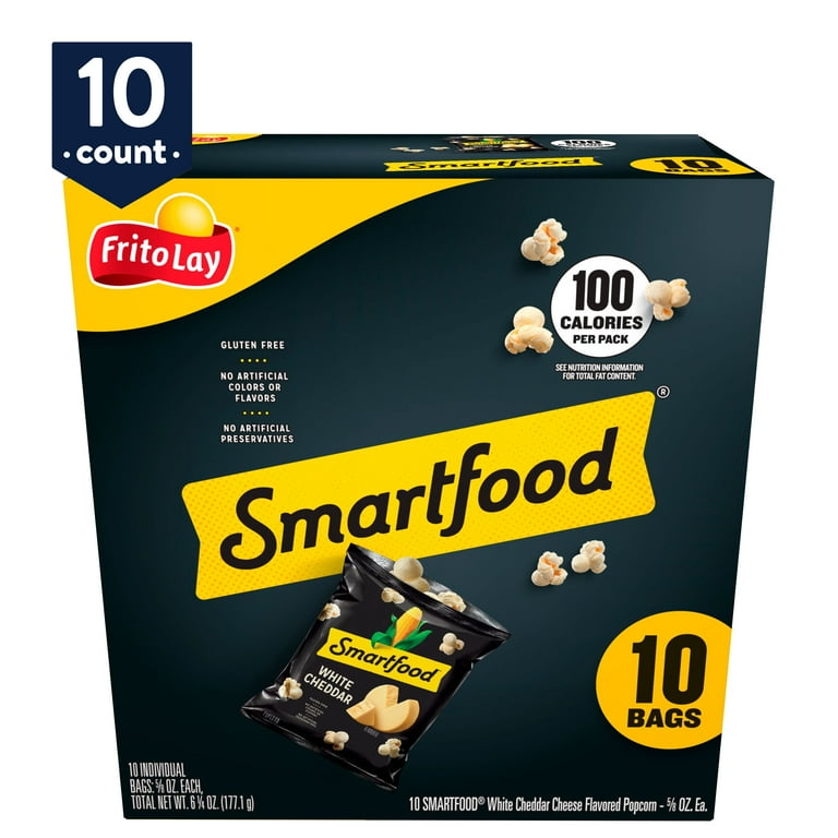 popcorn ファイル Smartfood Light Cheese Healthy Popped Popcorn for Family, 10