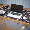 thumbnail image 3 of Long Mouse Pads for Desk,Black Pink Unicorn Pattern Desk Mats on Top Of Desks, Desk Mouse Pad Extra Large with 3mm Non-Slip Base and Stitched Edge for Gaming,Office,Work,Home 35.4"x15.7", 3 of 6