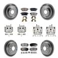 thumbnail image 1 of Transit Auto Front Rear Disc Brake Caliper Coated Rotors and Semi-Metallic Pads Kit (10Pc) for Car Ford Edge Lincoln MKX KCG-101074P, 1 of 11