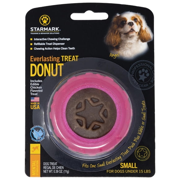Juguete para Perros Starmark Everlasting Treat Donut Pequeño