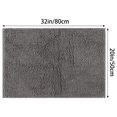thumbnail image 6 of NOMADIC NOOK 2 Pcs Solid Bathroom Rug, Soft Plush Bath Mat Grey 20" x 32", 6 of 6