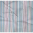 thumbnail image 4 of oneOone Organic Cotton Poplin Twill Fabric Multicolor Stripe Print Fabric By The Yard 42 Inch Wide, 4 of 4