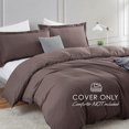 thumbnail image 2 of Housse de Couette Chocolat Grand Size - Ensemble de Housse de Couette Grand 3 Pcs, 2 of 9