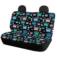 thumbnail image 5 of CHAQLIN Paw Print Stretch Auto Seat Cushions for Car Interior Travel, Non-Slip Rear Seat Covers Waterproof Rear Bench Seat Cover, 5 of 7