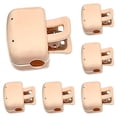 thumbnail image 1 of 5Pc Toothbrush Head Holders Toothbrush Head Protector For Bathroom,Plastic Pink, 1 of 5