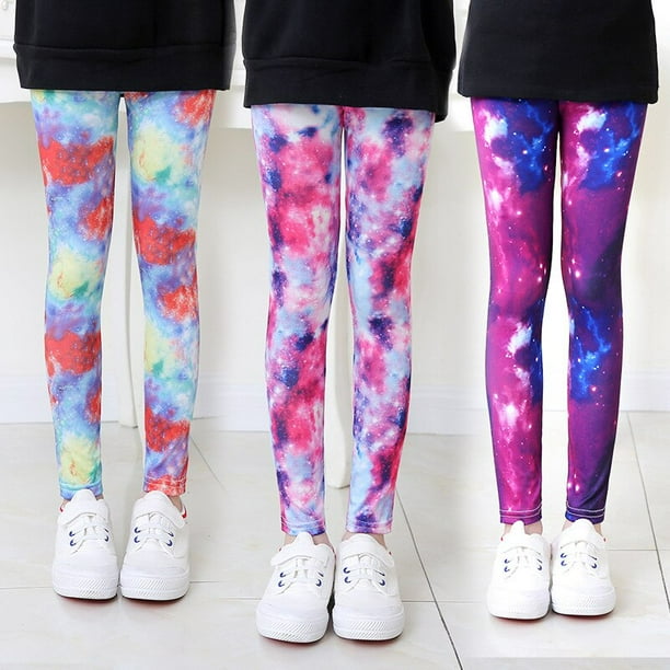 Girls Leggings for Outdoor Travel Clothes Girls Pants Student Casual Wear Customizable Stylish Computer Printing For 4-13 Years270 He Qiyong unisex