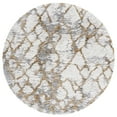 thumbnail image 4 of SAFAVIEH Horizon Milica Abstract Shag Area Rug, Ivory/Gold, 10' x 14', 4 of 9