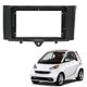 thumbnail image 2 of Fascia de radio de coche de 2 Din para Smart Fortwo 2011-2015 Adaptador de placa de marco estéreo de DVD Bisel de instalación del tablero, 2 of 5
