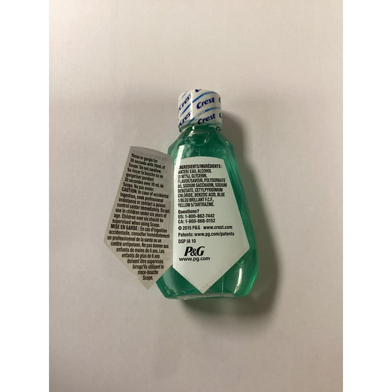 Scope Mouthwash, Original Mint, Clean, 1.2 Oz Travel Size