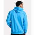 thumbnail image 3 of JERZEES IC49MR Ultimate CVC Hooded Sweatshirt-Soul Blue Heather-M, 3 of 6