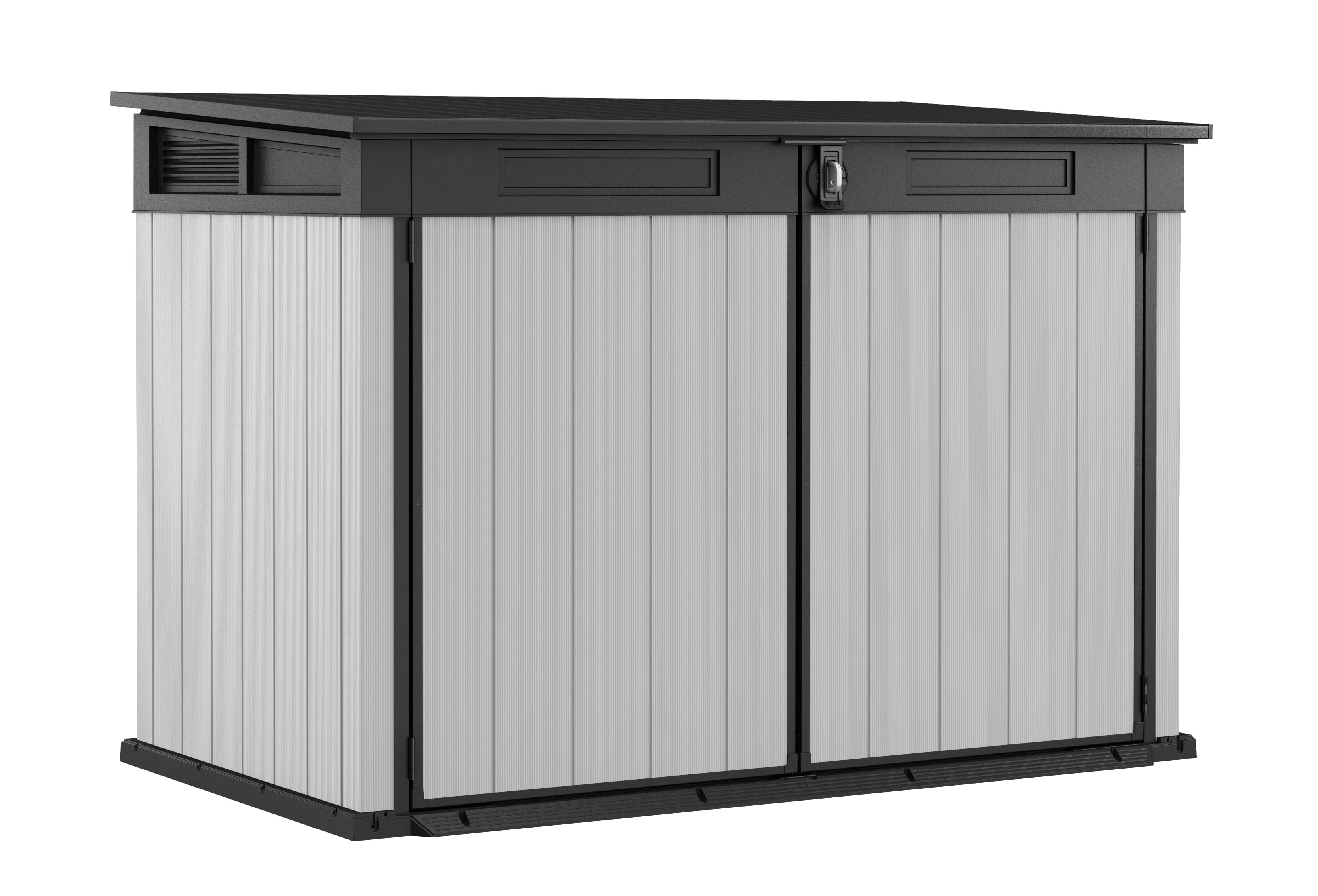 Keter Keter Grey Outdoor Box Large Storage Shed Garden Lockable Waterproof Outside 