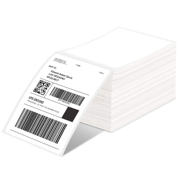 Impresora térmica de etiquetas Phomemo 4x6 500 piezas blanca