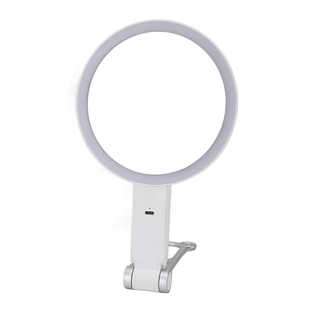 Espejo De Maquillaje De Viaje Con Luz, Espejo De Aumento Inalámbrico De 1X/5X, Ajustable, Portátil Para Dormitorio