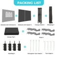 thumbnail image 5 of Outdoor Basic 12x12 Pop Up Canopy Tent with One Push Setup, Easy to Install with 4-Sidewalls for Events, Parties, Camping, Outdoor Gazebo with 4-Sandbags, Black., 5 of 11