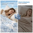 thumbnail image 2 of Blue Floral Cooling Blanket,Lightweight Breathable Summer Throw Blanket with Double Sided Cold Effect,Garden Petals Flower Botanical Tree Branch Picnic Blankets Bed Sheet for Hot Sleepers 50"x60", 2 of 8