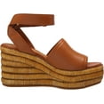 thumbnail image 2 of Franco Sarto Women's Toni Espadrille Wedge Sandals Tan Brown 9M, 2 of 5