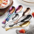 thumbnail image 4 of Heat-Resistant Fish-Shaped Dessert Spoon - Ergonomic Ice Cream and Stirring Spoon for Home Tableware, 4 of 8