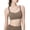 Coffee, variant on Women's Y Back Sports Bra Thin Spaghetti Strap Yoga Vest, Padded Low Impact Anti Shock Workout Lingerie, Seamless Wireless Running Bralette, Breathable Fitness Top, Soft Aesthetic Gym Tank Top