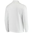 thumbnail image 4 of Men's Colosseum White Purdue Boilermakers Tortugas Logo Quarter-Zip Jacket, 4 of 4