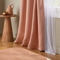 thumbnail image 6 of TOWN & COUNTRY LUXE Oslo Double Layer Indoor Curtains, Room Darkening and Sheer, Grommet Top, Energy Efficient, 2-Pack Set, 52"x108", Clay, 6 of 12