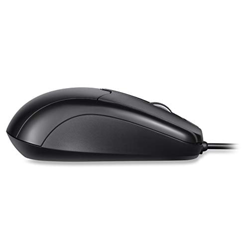 Perixx Perimice 209 P Wired PS2 Mouse with Scroll Wheel and 1000 DPI Optical Resolution for Computer6 ft Cable Black