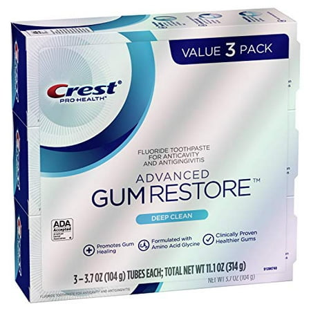 Crest Pro-Health Advanced Gum Restore Toothpaste, Deep Clean 3.7 Oz...