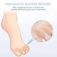 thumbnail image 6 of 6PCS Silicone Toe Spacers for Women & Men-Toe Separators for Bunion Relief,Hammer Toe,Plantar Fasciitis & Pedicures | Includes Metatarsal Pad & Therapeutic Yoga Cushion for Foot Pain,Blue+Beige+Black, 6 of 7