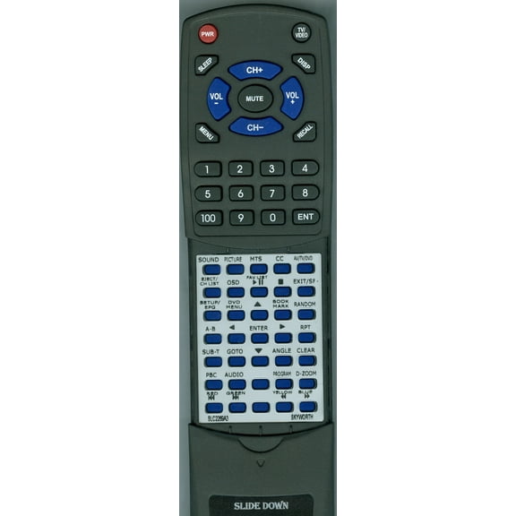 Replacement Remote for SKYWORTH SLC2269A3, RTSLC2269A3