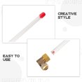 OULII Liquid Level Gauge 1/4 Thread Acrylic Metal Water Level Indicator ...