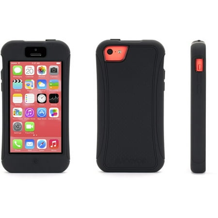 Griffin Black Protective Survivor Slim Case for iPhone 5c, Super-Duty Case for iPhone