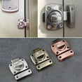 thumbnail image 2 of Lefu Door Lock Cast Metal Hook Latch Lock Toilet Doors Right Angle Sliding Gate Lock, 2 of 4