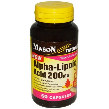 Mason Natural alpha-lipoïque 200 mg Capsules 60 ch