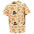 thumbnail image 4 of Boys Turkey Leg Print Thanksgiving Collared Polo T Shirt (12Y, Orange), 4 of 5