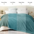 thumbnail image 5 of Exclusivo Mezcla Fuzzy Fleece Twin Size Bed Blanket, Lightweight Fluffy Solid Velvet Twin Blankets, 60x80 Inches, Slate Blue, 5 of 11