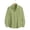 Green, variant on Aobny Button Down Tshirt Linen Solid Mens Shirt Polos Long Sleeve Collared Oversized Shirt,Khaki,M