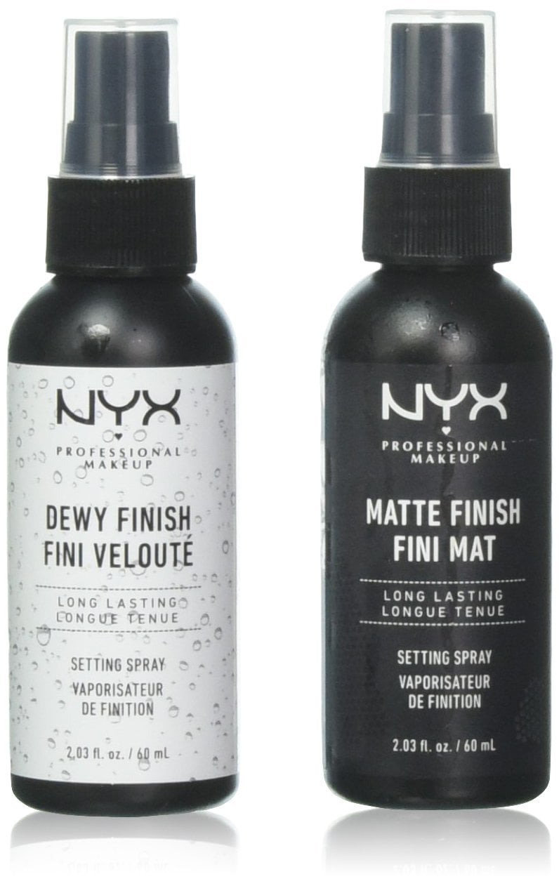 Rug Alle sammen Afslag 2 NYX Makeup Setting Spray "MSS 01+02" Matte/Dewy Finish (Long Lasting) NEW  - Walmart.com
