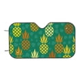 thumbnail image 7 of Picia Pineapples1 Curved Windshield Sunshade Accordion Folding Style Auto Shade for Car Truck SUV Van Blocks UV Ray Sun Visor Protector -Medium, 7 of 7